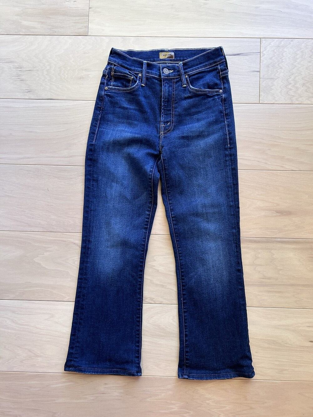 Mother The Outsider Crop Up Your Alley Blue Jeans Women’s 24